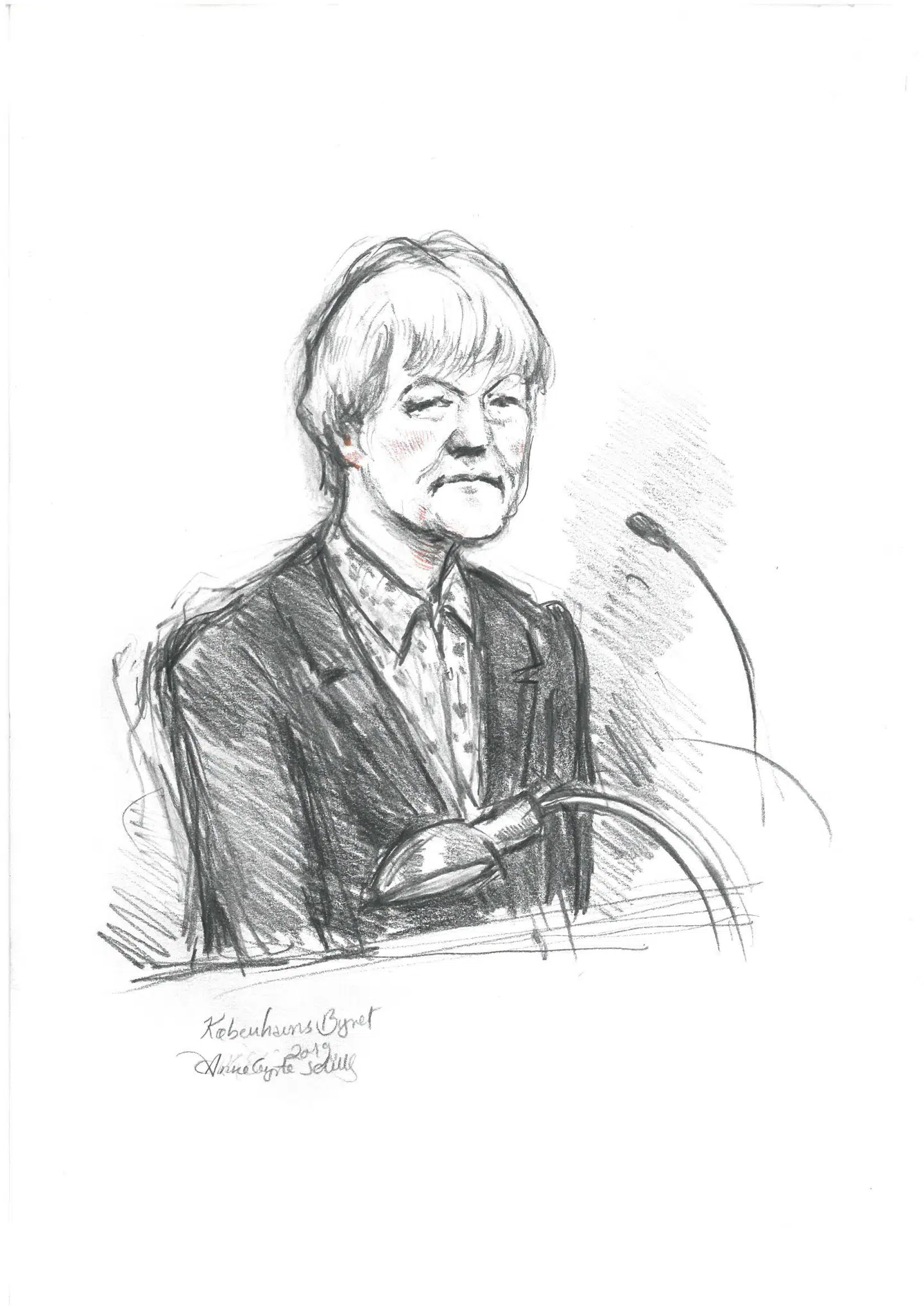 Britta Nielsen i retten fredag 29. november 2019.