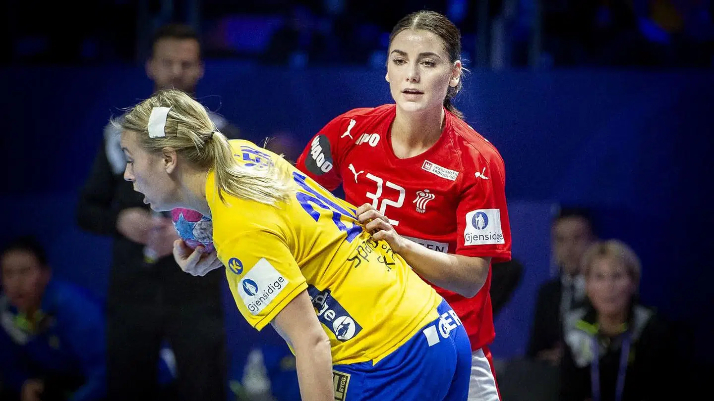 Mie Højlund (th.) var også med ved EM i Nantes sidste år.