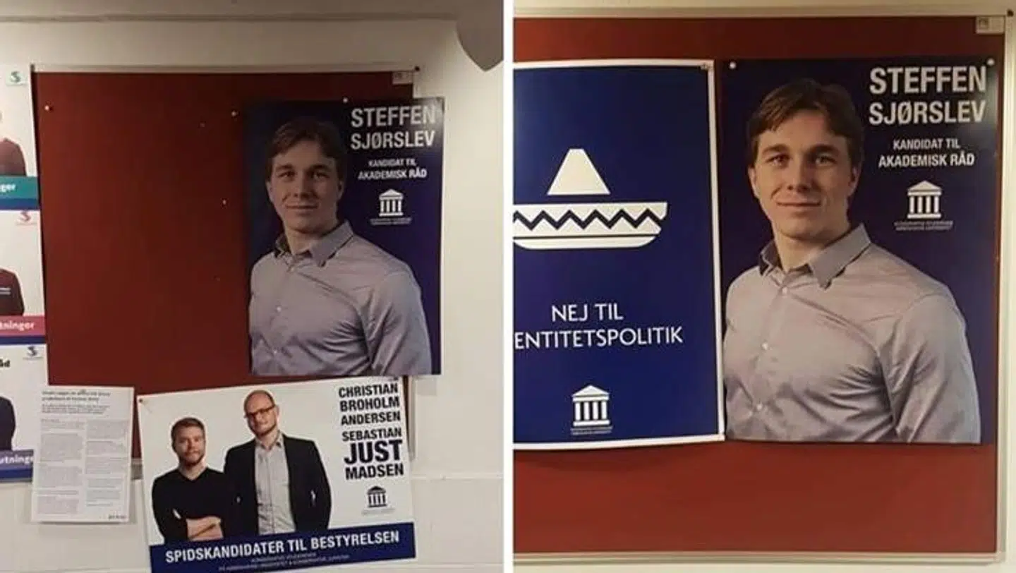 Her kan man se, at der mangler en plakat.