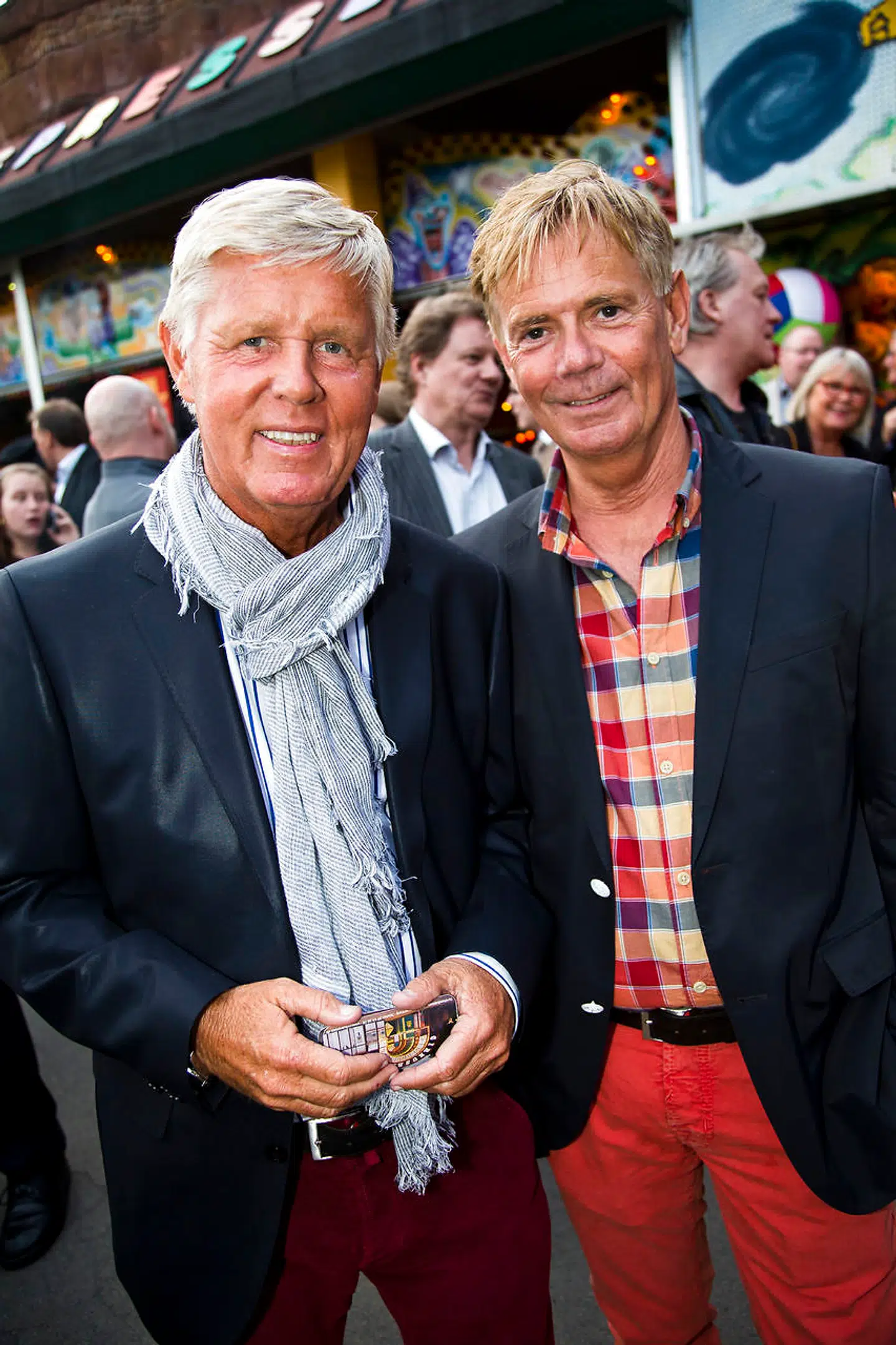 Stig Elling med manden Steen Andersen.