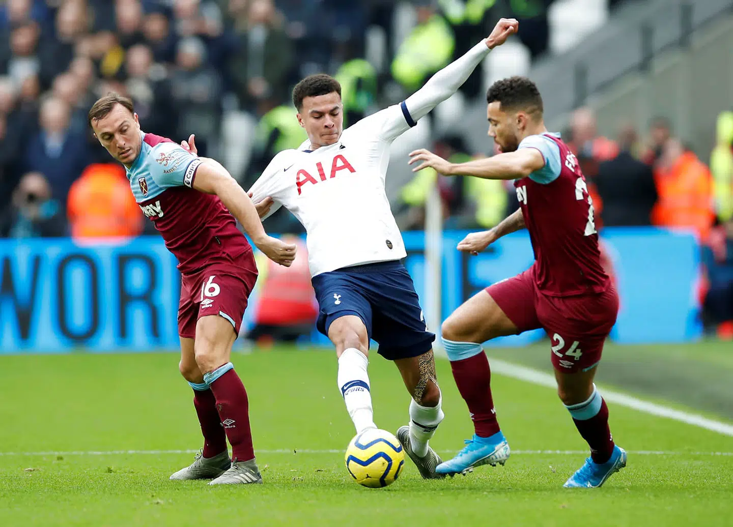 Mod West Ham kom Christian Eriksen på banen i stedet for denne mand - Dele Alli.