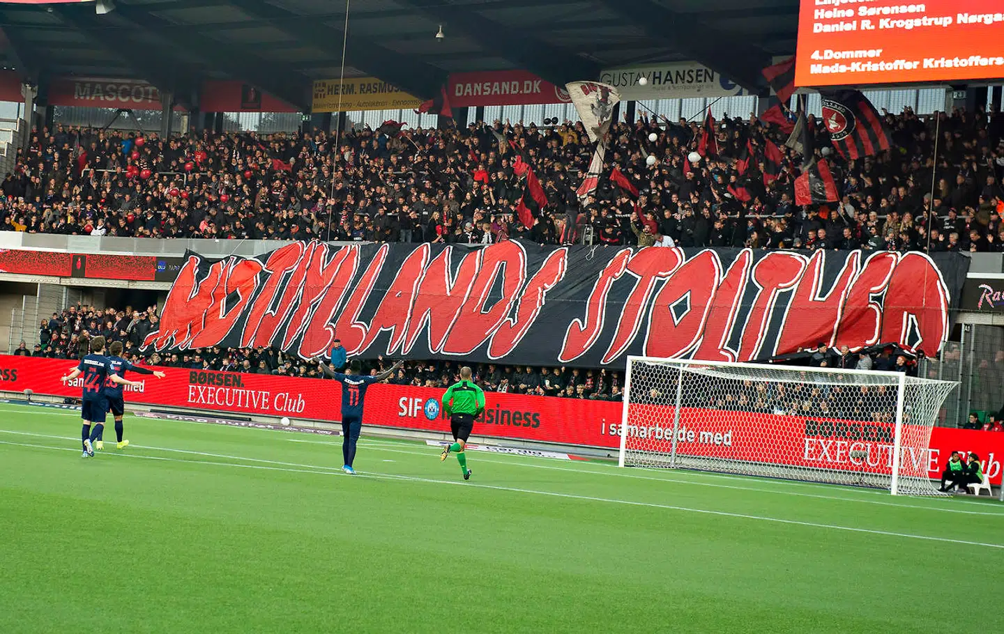 FCM-fans med tifo.