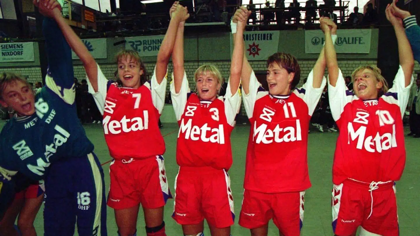 Landsholdet ved EM i 1994.