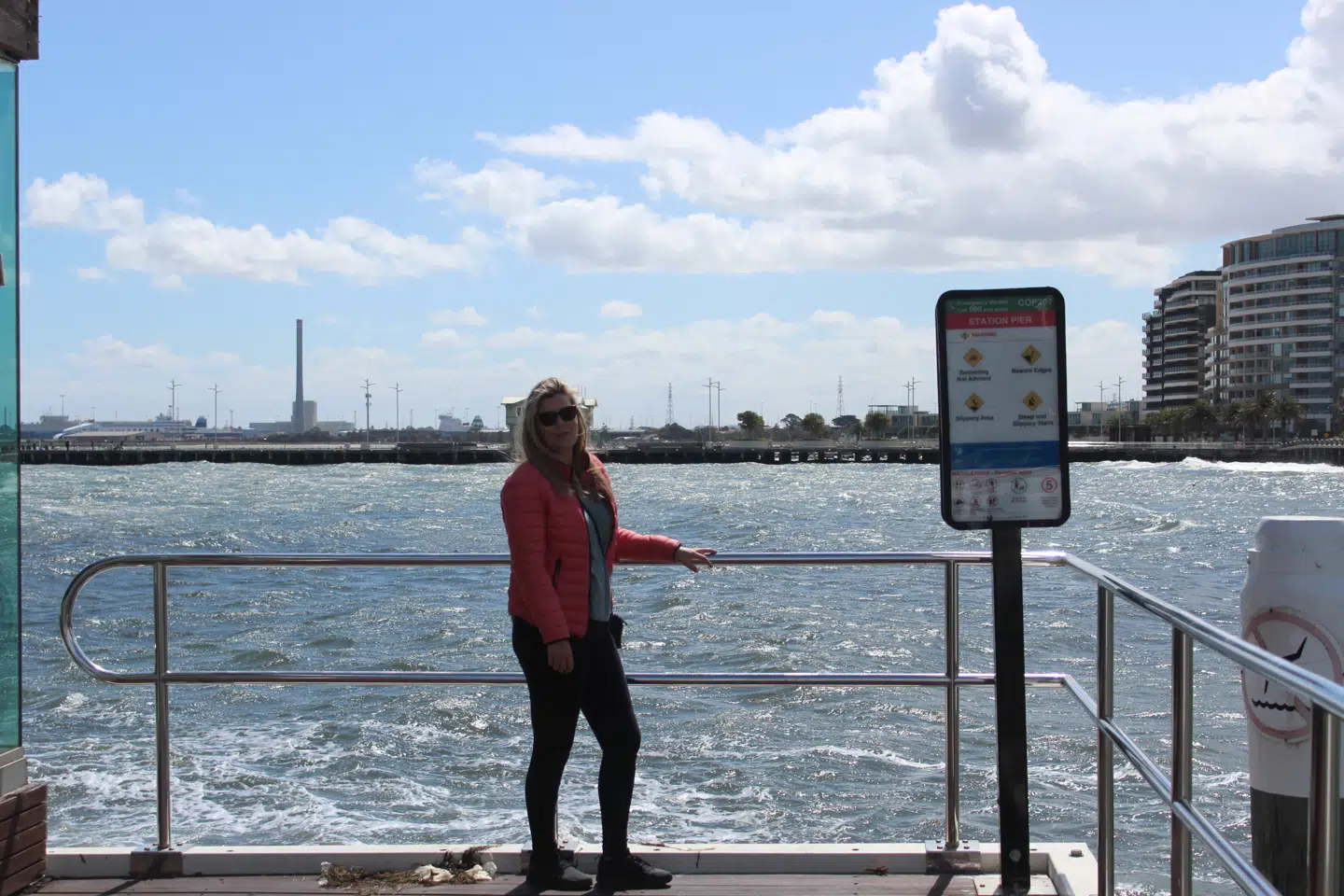 Ninna Hedeager Rasmussen fotograferet i Melbourne, Australien, hvor hun modtog stråleterapi for egen regning. (Privatfoto)
