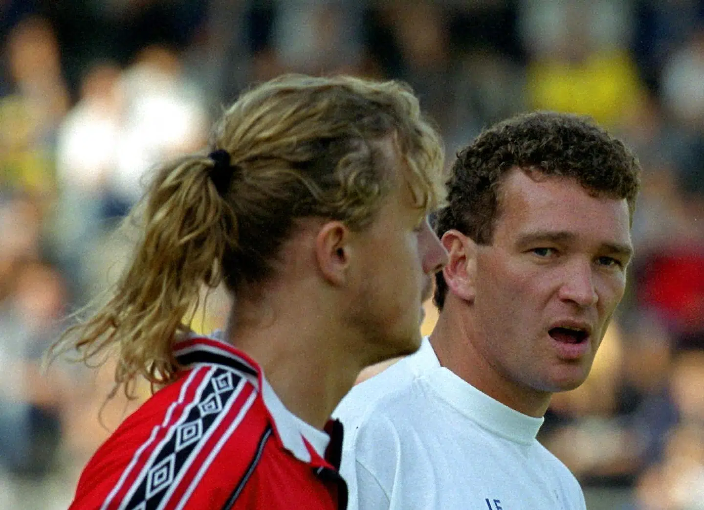 Bo Henriksen og John 'Faxe' Jensen i 1999.
