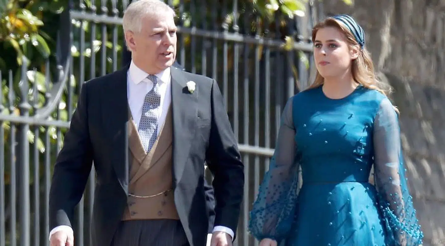 Prinse Andrew med sin ældste datter, prinsesse Beatrice.