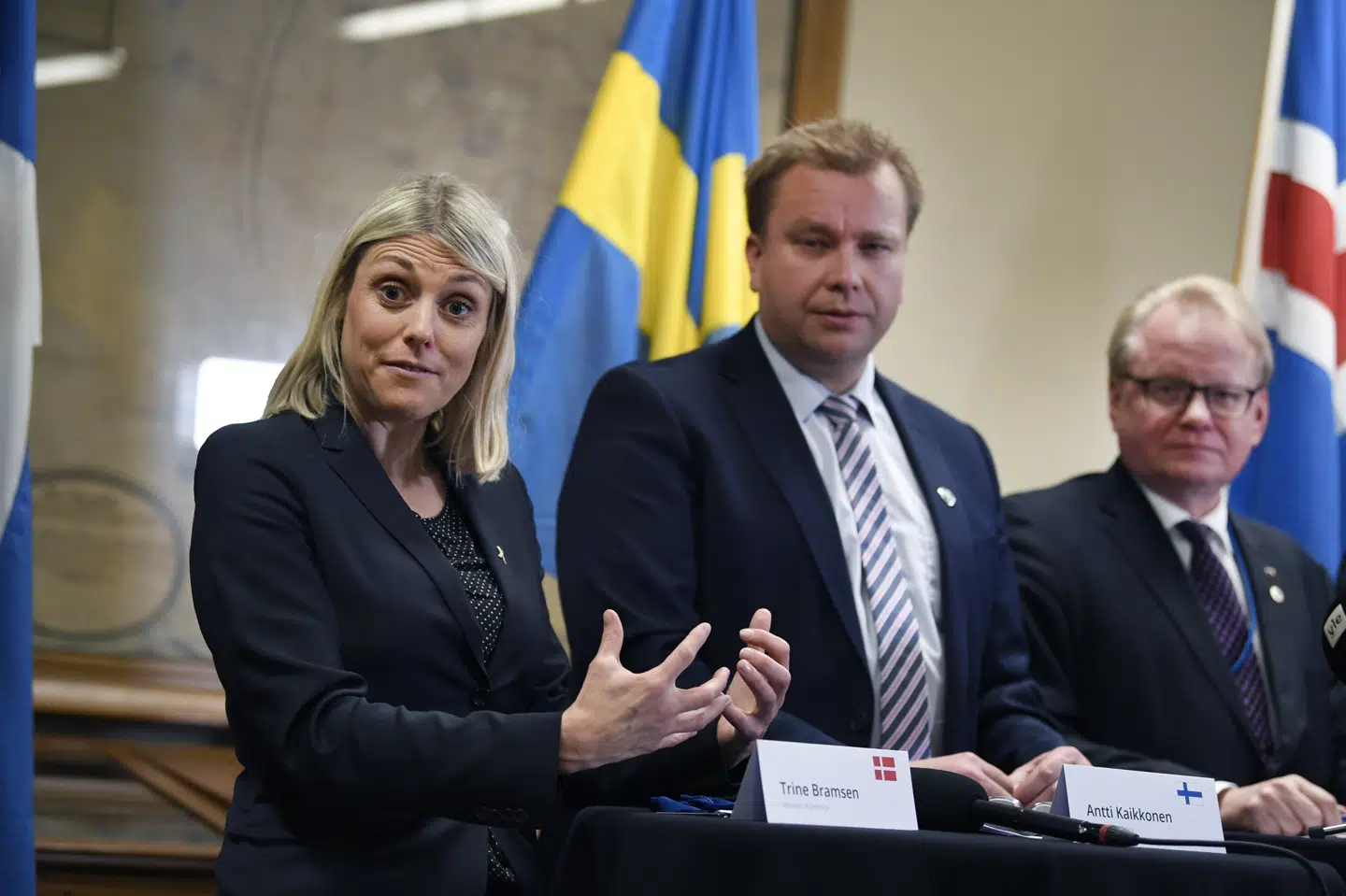 Forsvarsminister Trine Bramsen (S) vil øge både Danmarks internationale engagement og forsvarsbudget. 10050 Pontus Lundahl/Tt/Ritzau Scanpix