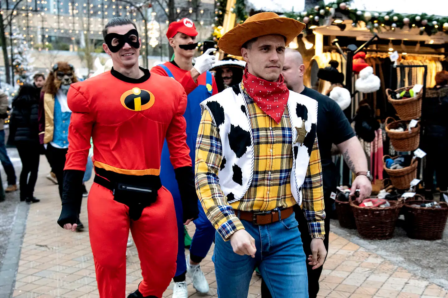 Woody og Super Mario er her også.