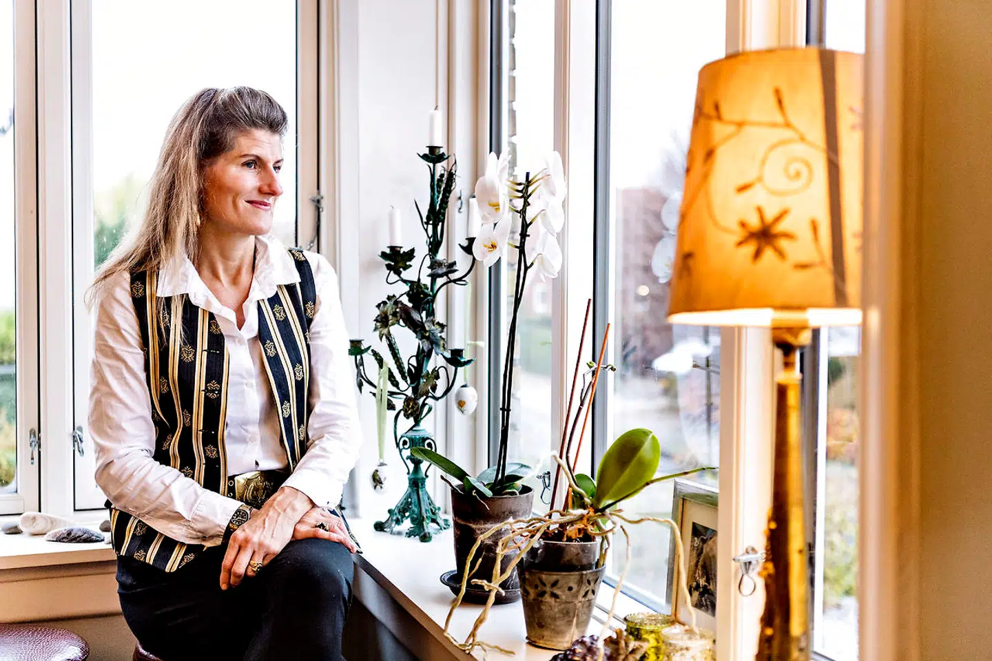 Emilie Brandt i et roligt øjeblik. Ofte er der fuld fart på hende - med egne ord er hun som 'en Duracell-kanin, der bare hurtigt brænder ud.'
