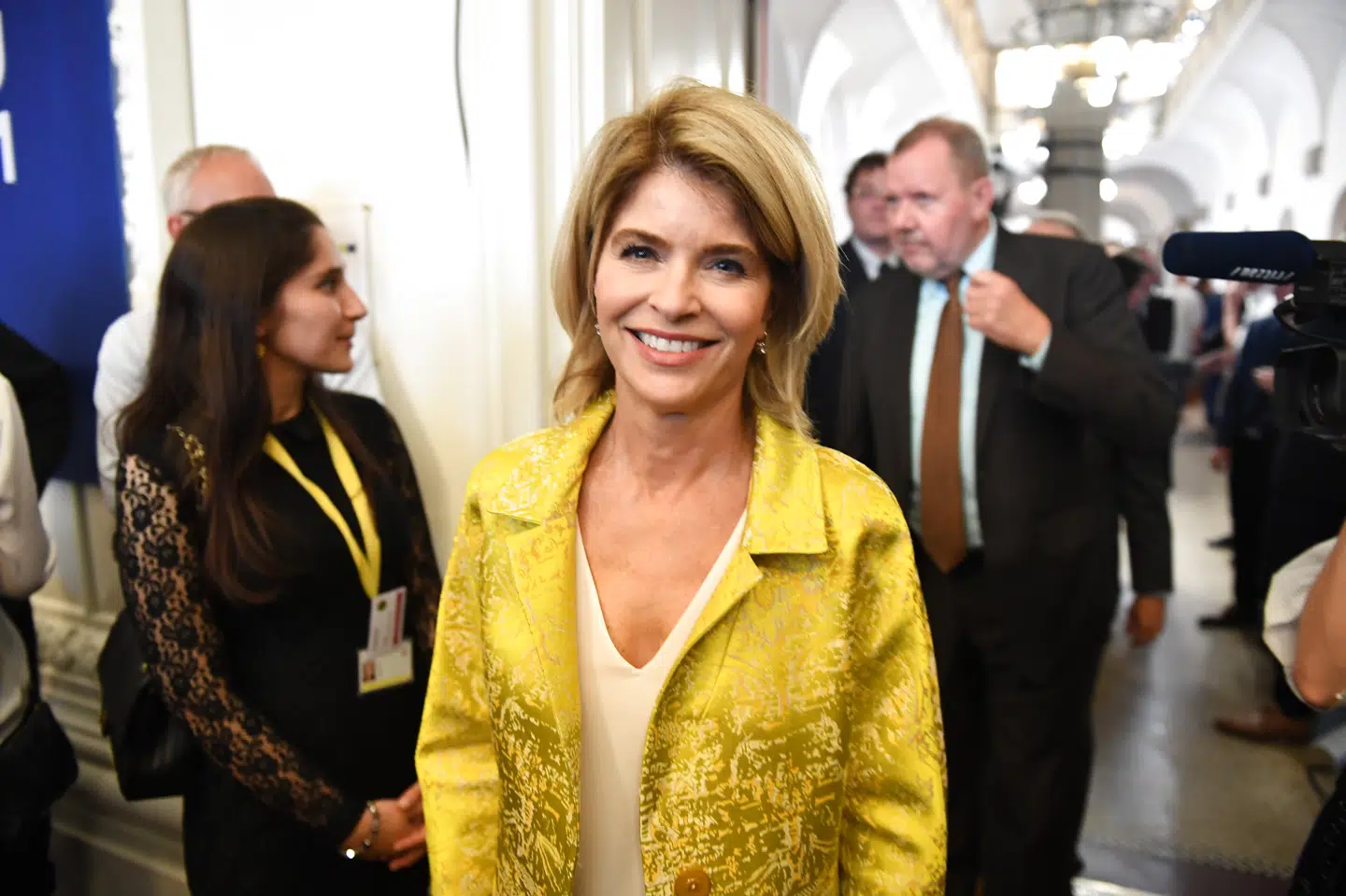 Carla Sands, den amerikanske ambassadør i Danmark, mener, at Danmark bør indfri tre år gamle løfter om at styrke forsvaret og overvågningen i Arktis. Mads Claus Rasmussen/Ritzau Scanpix