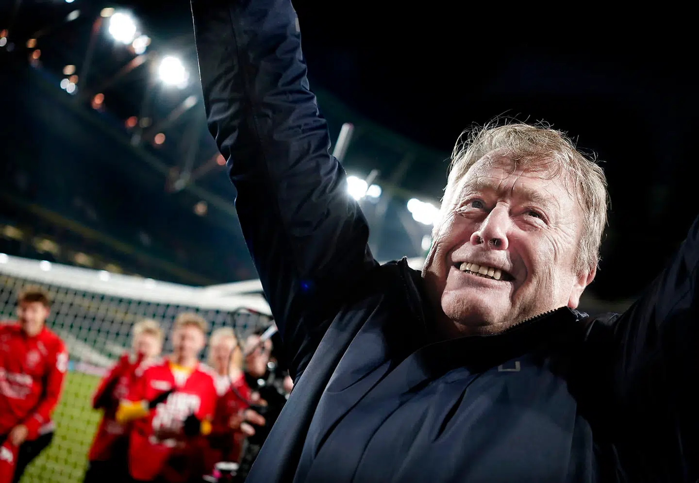 Danmarks Landstræner Åge Hareide efter EM kvalifikationskampen på Aviva Stadium i Dublin mandag den 18 november 2019