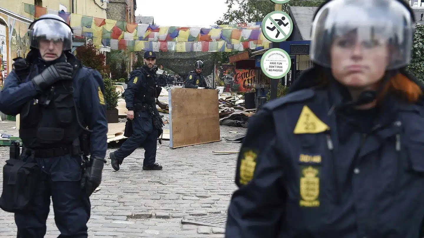 Arkivfoto fra aktion på Pusher Street