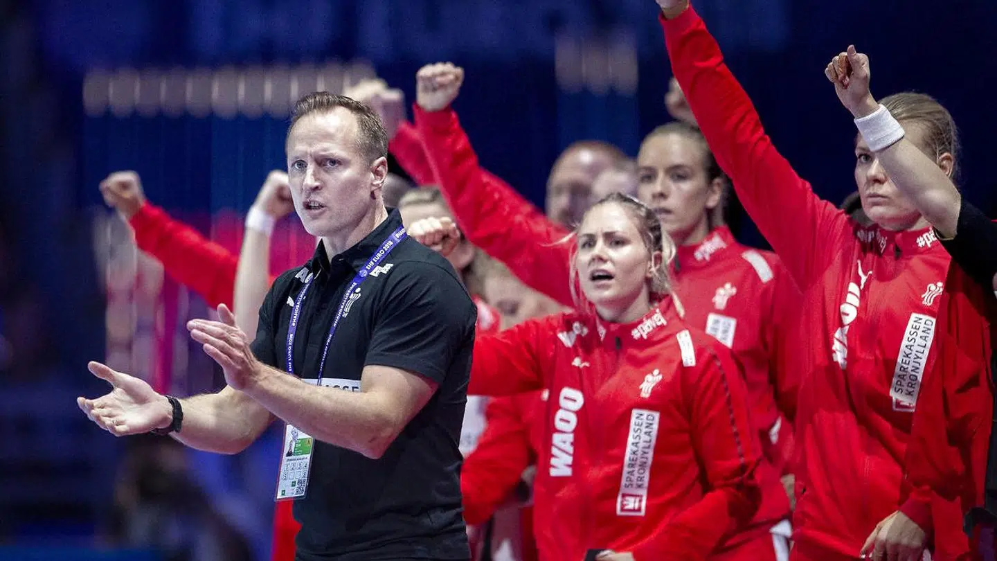 Klavs Bruun Jørgensen og landsholdet ved EM i Nantes sidste år.