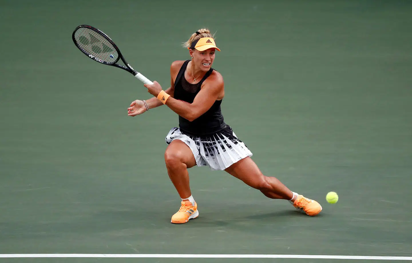 Tennis - Pan Pacific Open Women's Singles Semi-final match - Utsubo Tennis Center, Osaka, Japan - September 21, 2019. Germany's Angelique Kerber in action. REUTERS/Kim Kyung-Hoon