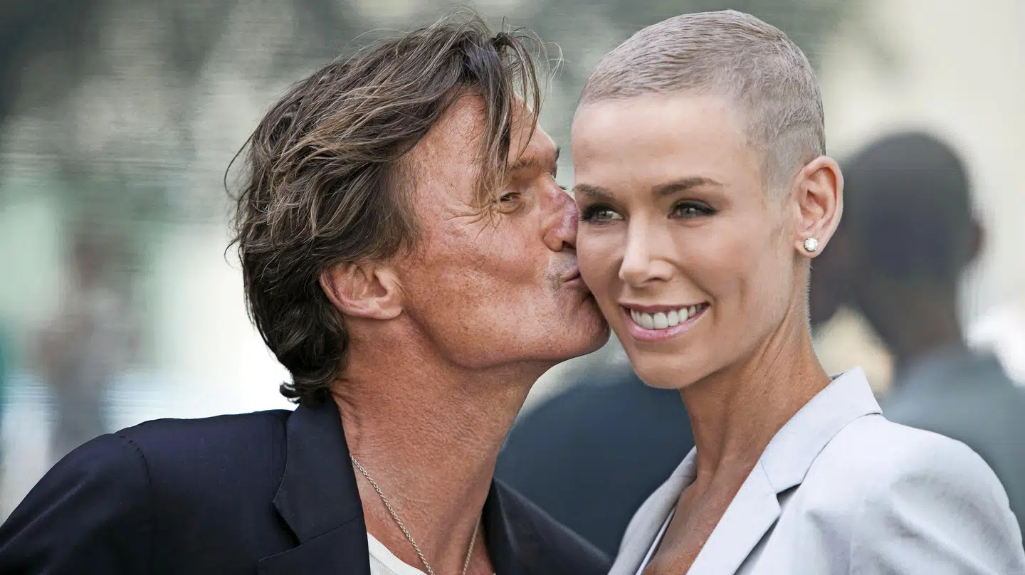 Petter Stordalen med sin tidligere kone, miljøforkæmperen Gunhild Stordalen.