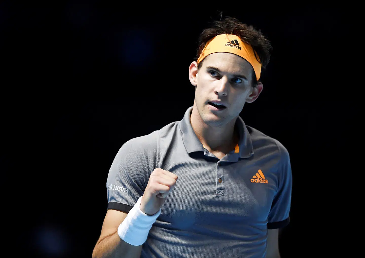 Dominic Thiem ved sæsonfinalen for nylig.
