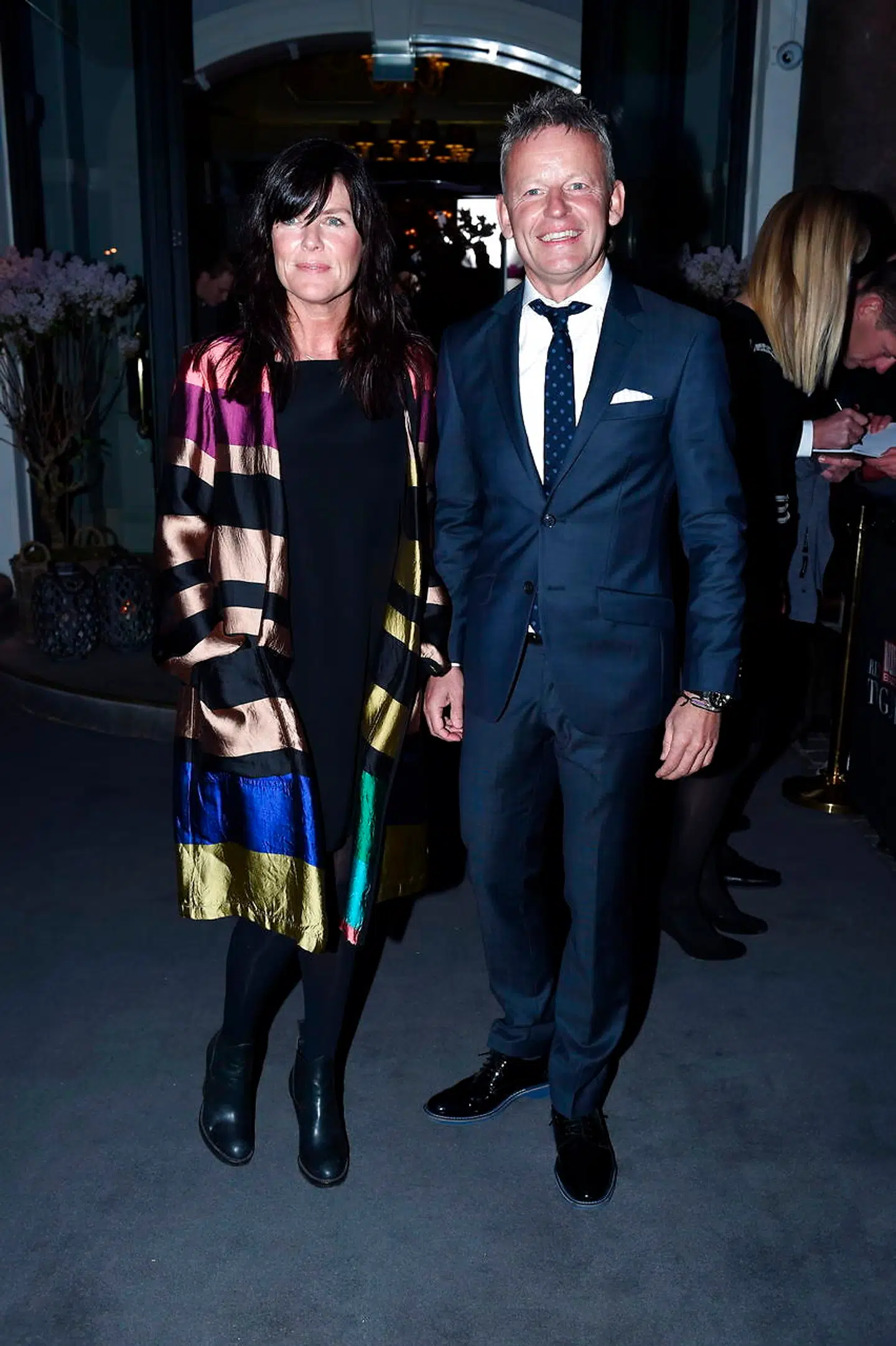 Bubber og Christina 'Ibsen' Meyer til Billedbladets 'TV-Guld' i 2015.