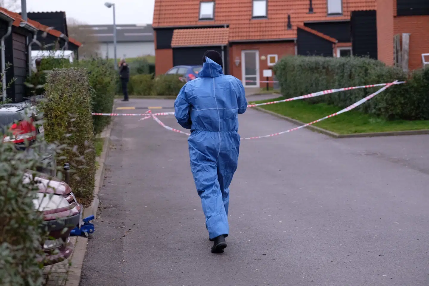 Politiet er i gang i Ruds-Vedby.