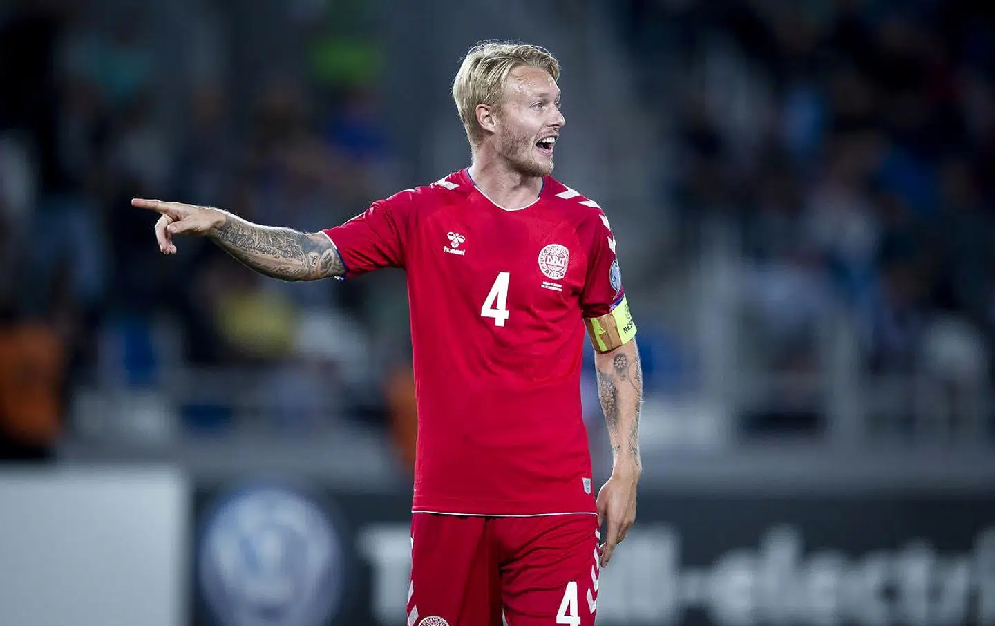 Anfører Simon Kjær.
