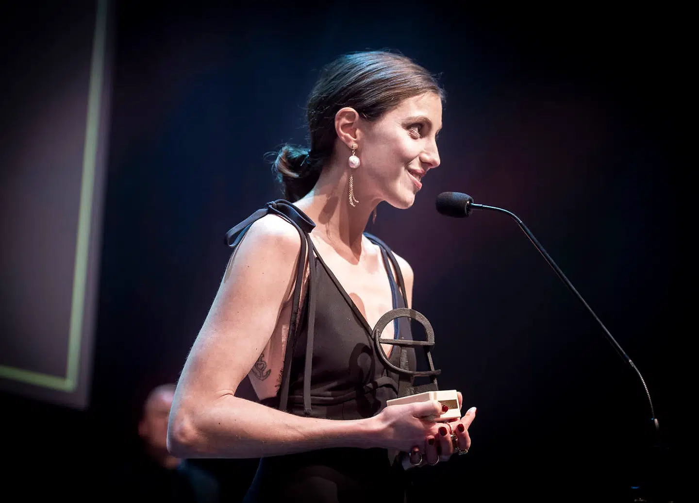 Katrine Greis-Rosenthal til årets Robert-fest.