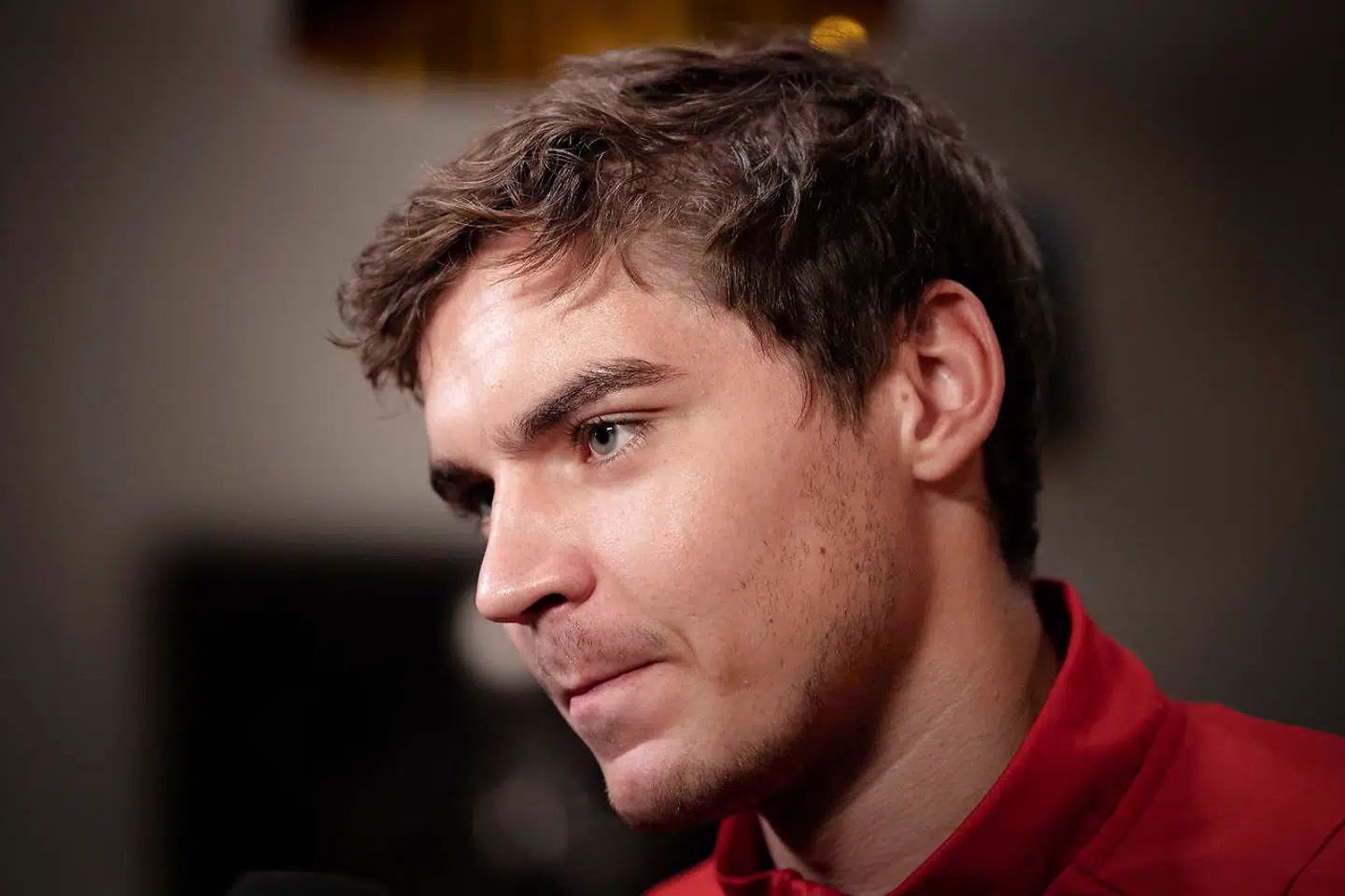 Robert Skov under landsholdssamlingen tirsdag i Herning.