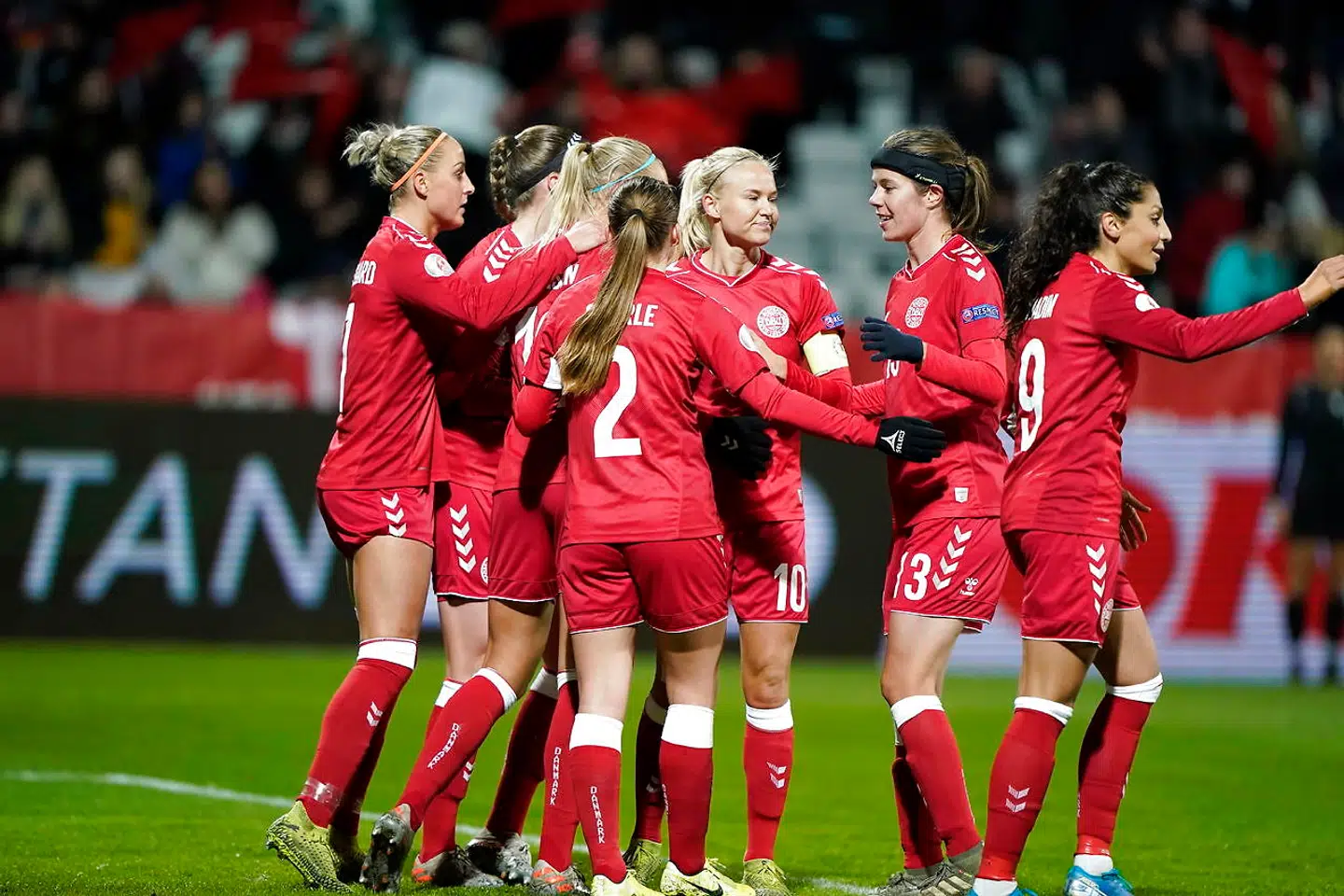 Jubel efter endnu scoring.