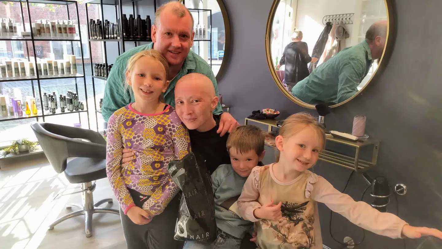 Hele familien. Foto: Privat.