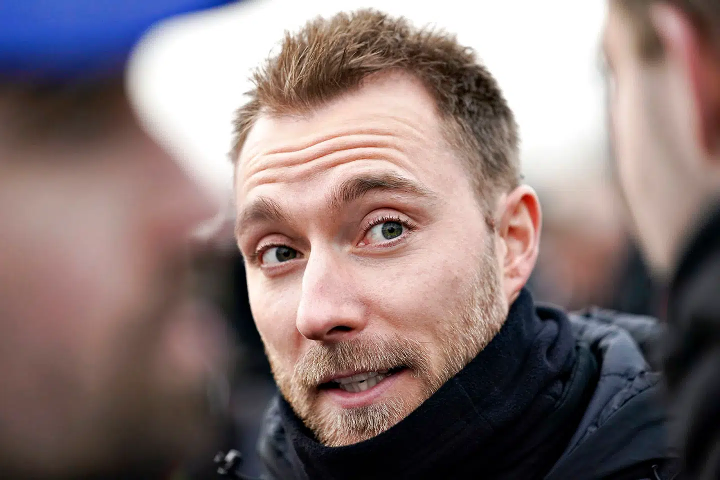 Christian Eriksen ses her ved det danske fodboldlandsholds træning på Herning Fremads baner, mandag 11. november 2019.
