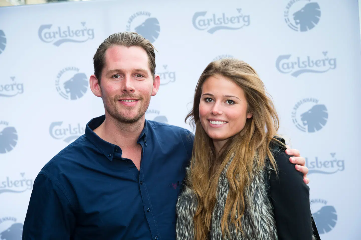 Rasmus Seebach og kæresten Julie.