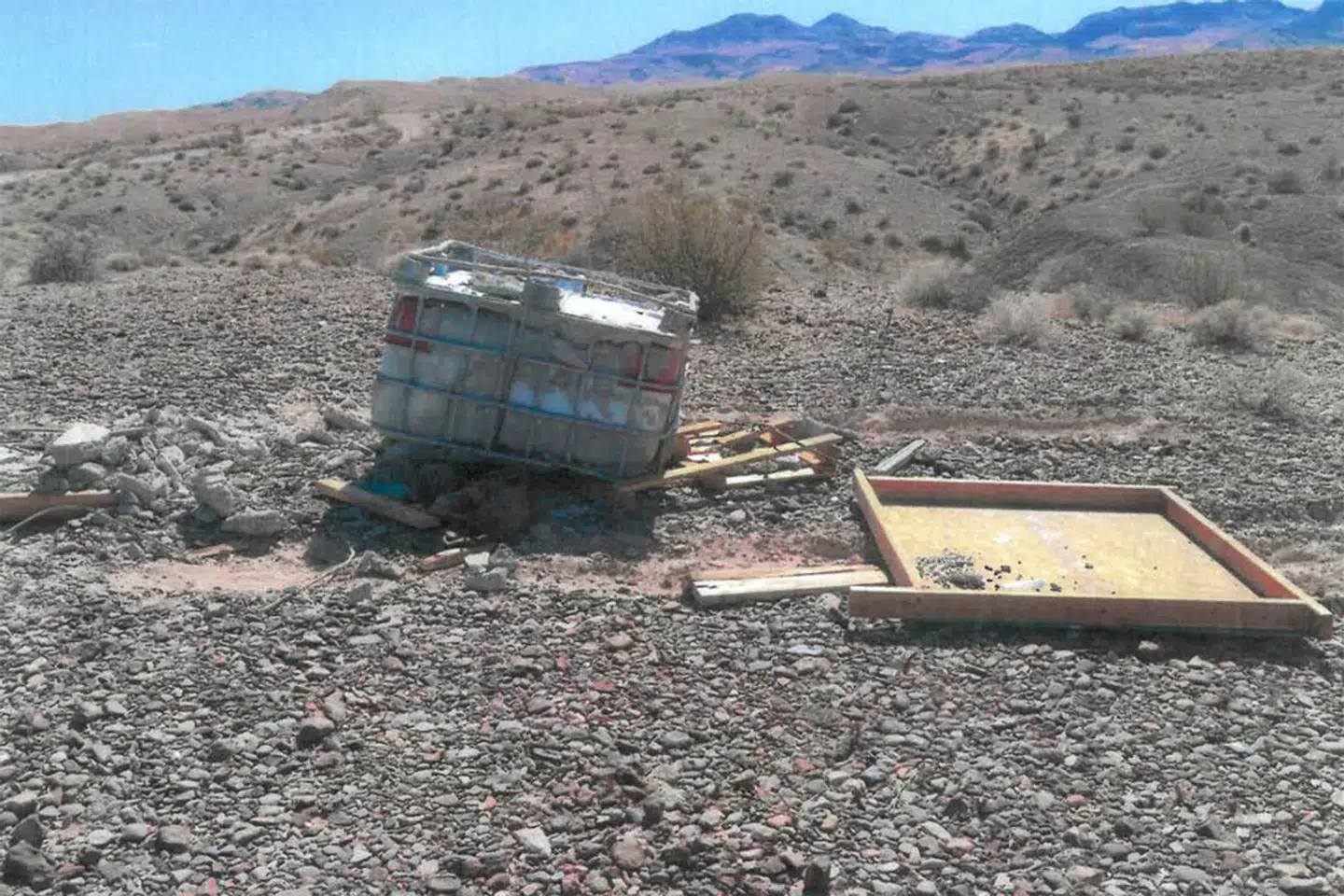 I denne betonfyldte vandbeholder blev kroppen af Esmeralda Gonzalez fundet, fem måneder efter hun var forsvundet.