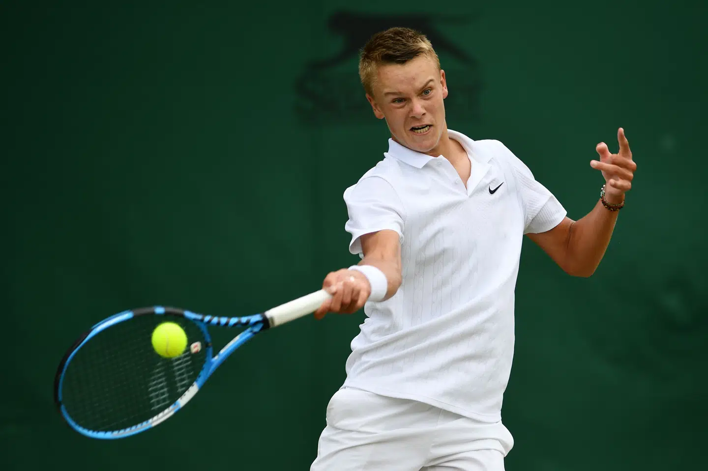 Holger Rune vandt lørdagens finale i Milano med klare cifre. (arkivfoto) Daniel Leal-Olivas/Ritzau Scanpix