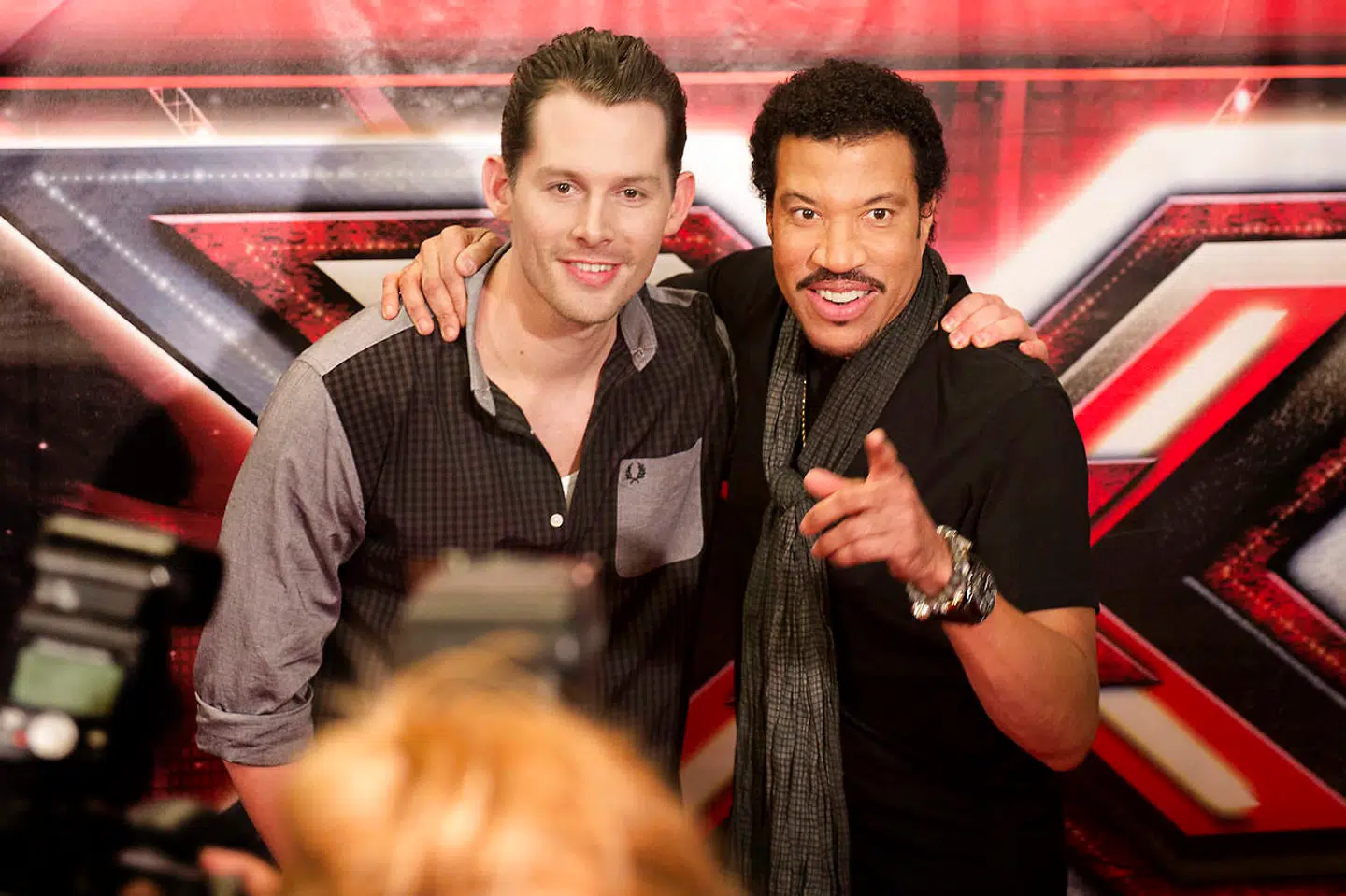 Pressemøde med Lionel Richie og Rasmus Seebach