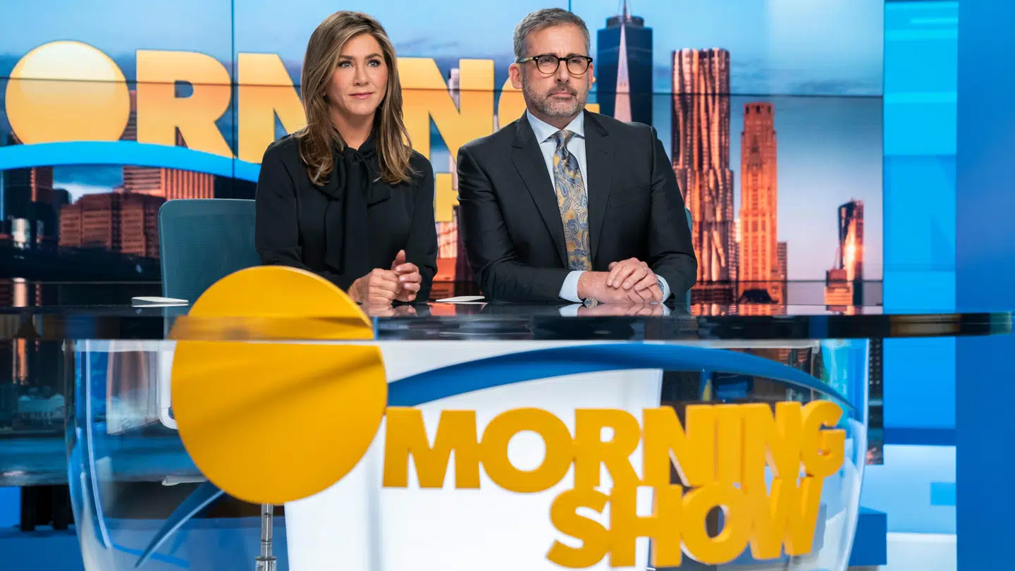 'The Morning Show' har Jennifer Aniston, Steve Carell, og Reese Witherspoon i hovedrollerne.