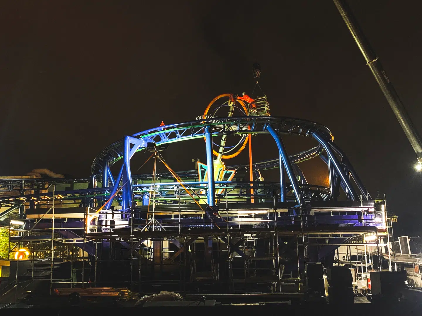 Mælkevejen er ved at blive bygget.