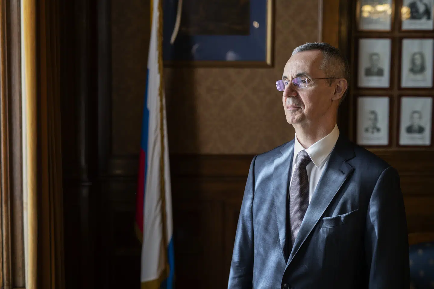 Vladimir V. Barbin er Ruslands nye ambassadør i Danmark. Efter fire år som Ruslands arktiske ambassadør afløste Barbin i år i København Mikhail Vanin, der sad på posten gennem seks år. Arthur J. Cammelbeeck/Ritzau Scanpix