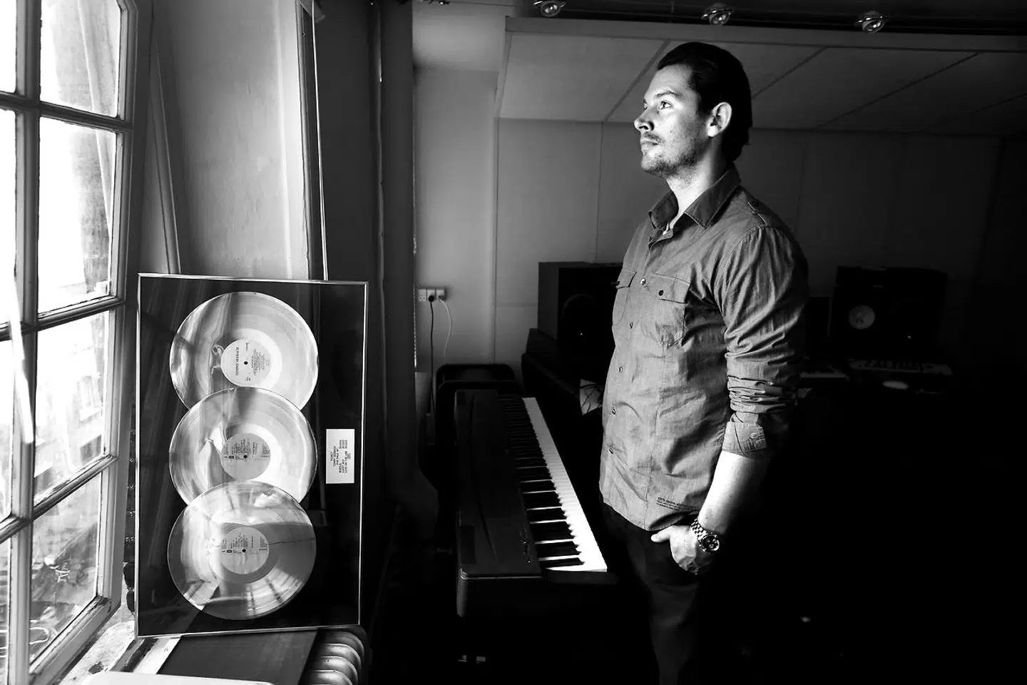 Rasmus Seebach i sit gamle studie, fotograferet i 2009.