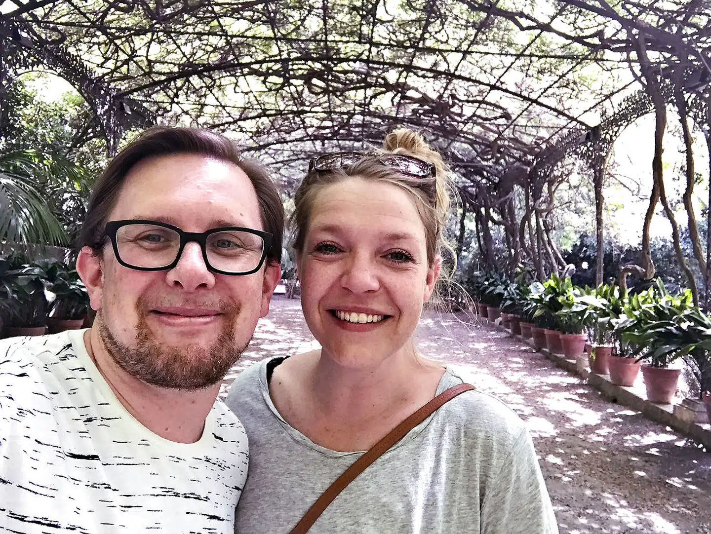 Simon Emil Ammitzbøll-Bille og konen, Kristine Rishøj Bille. 15. april 2017