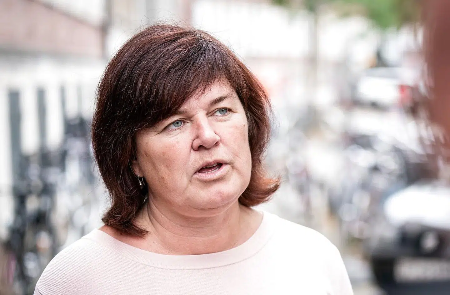 Karina Lorentzen Dehnhardt (SF) er rystet over, hvor let det er at sende falske sms'er. (Foto: Niels Christian Vilmann/Ritzau Scanpix)