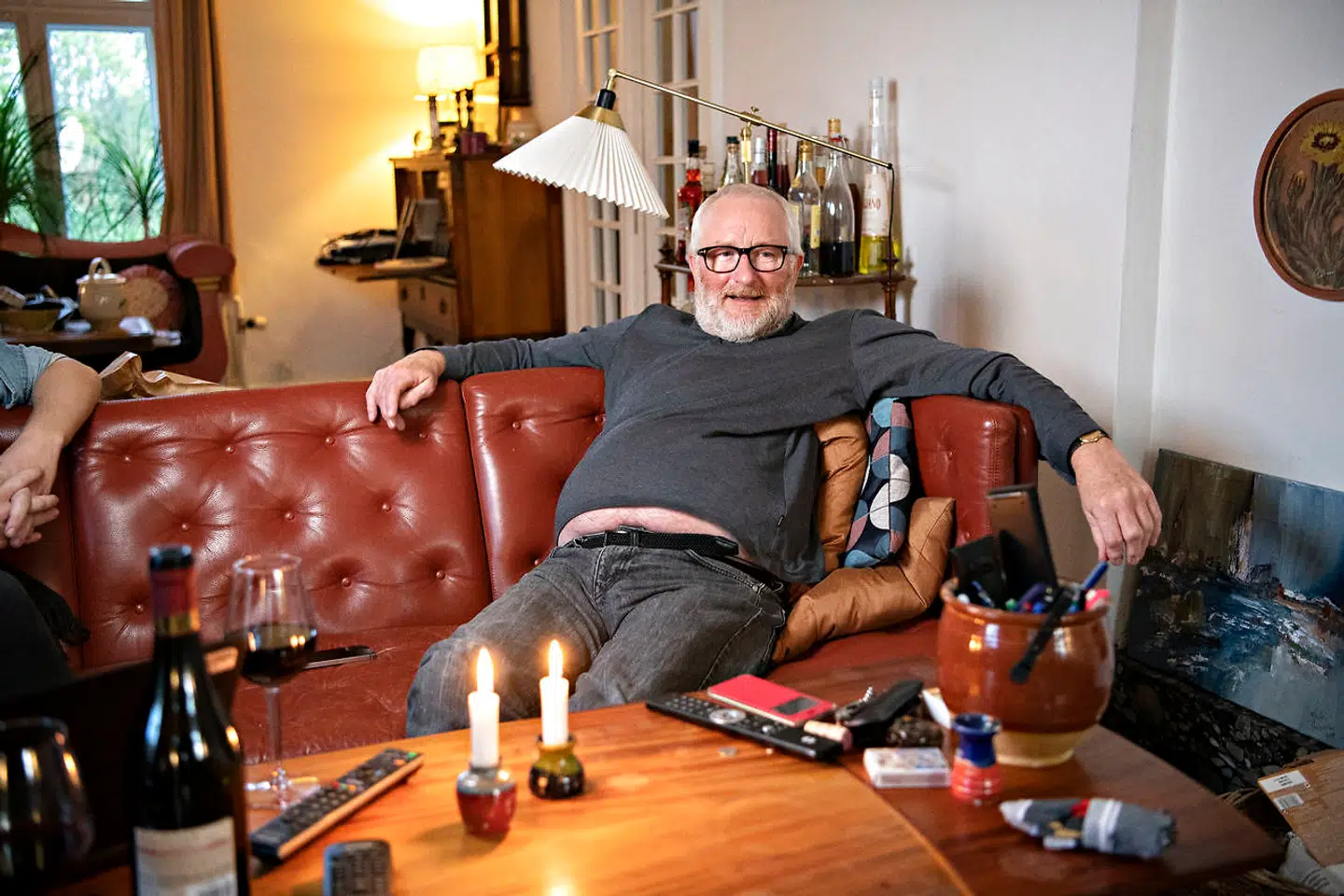 Peter Aalbæk Jensen fortæller, at han vågner samme tid hver nat, klokken 2:46, når frygten tager over.