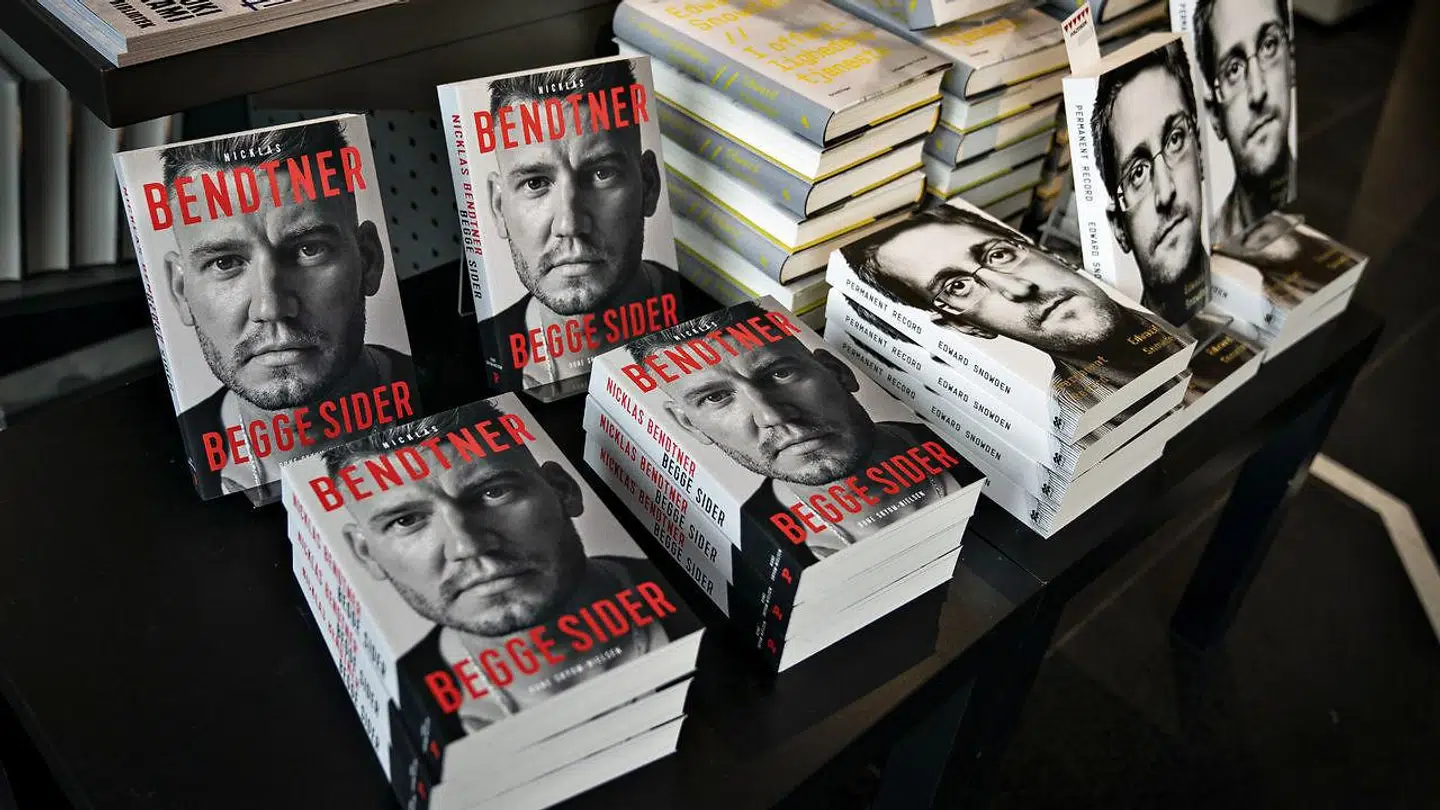 Nicklas Bendtner selvbiografi, fotograferet i Boghallen i Politiken Hus, mandag den 4. november 2019.