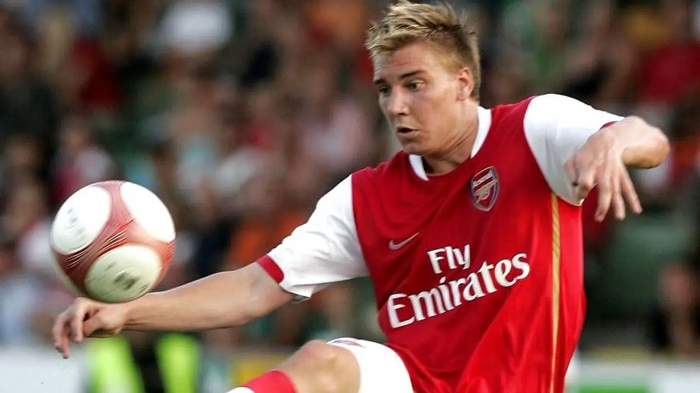 Nicklas Bendtner i aktion for Arsenal tilbage i 2006.