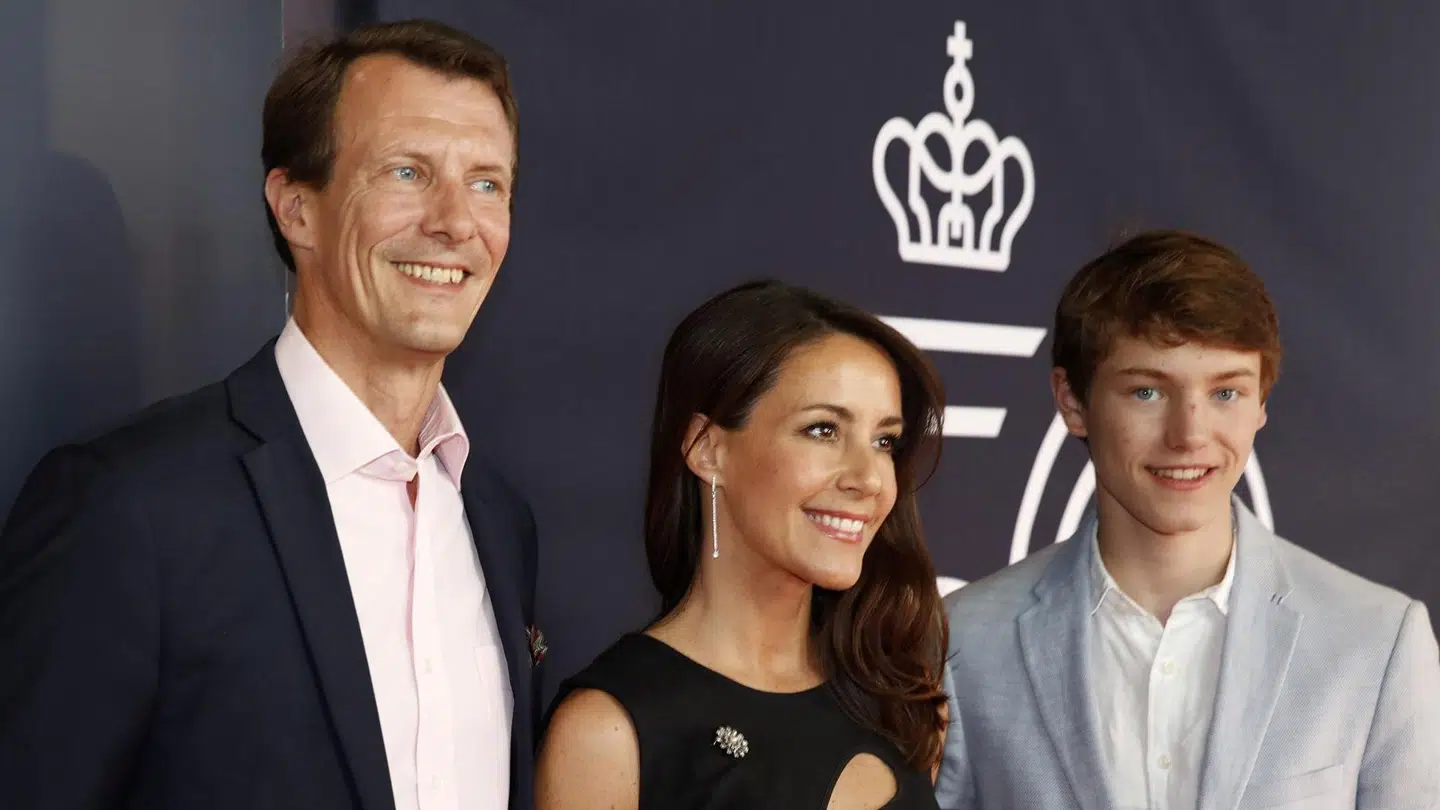 Prins Joachim ses her med prinsesse Marie og prins Felix.