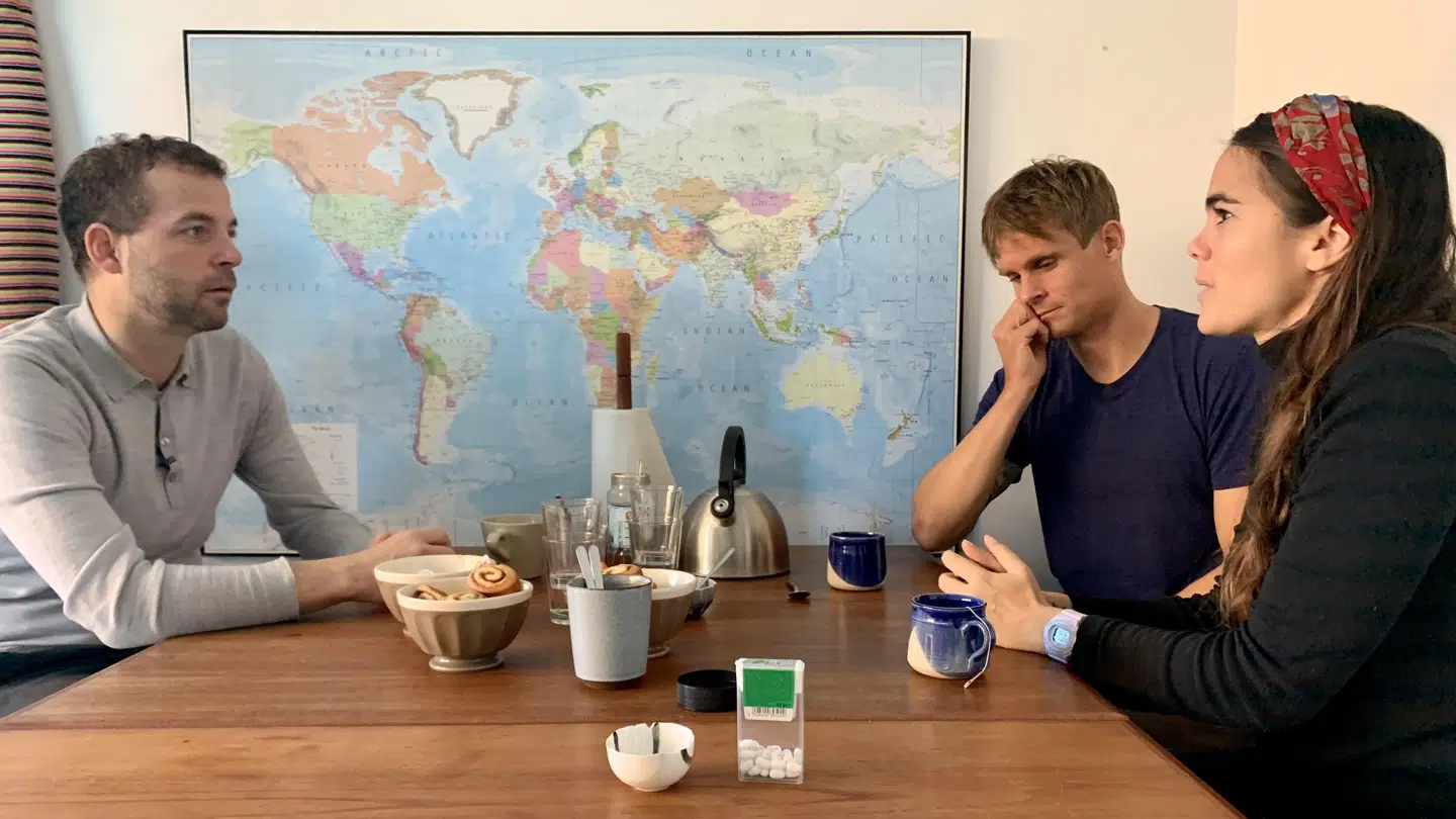 Iamae og Lasse fortalte onsdag formiddag Morten Østergaard om deres dramatiske møde med udlændingemyndighederne.