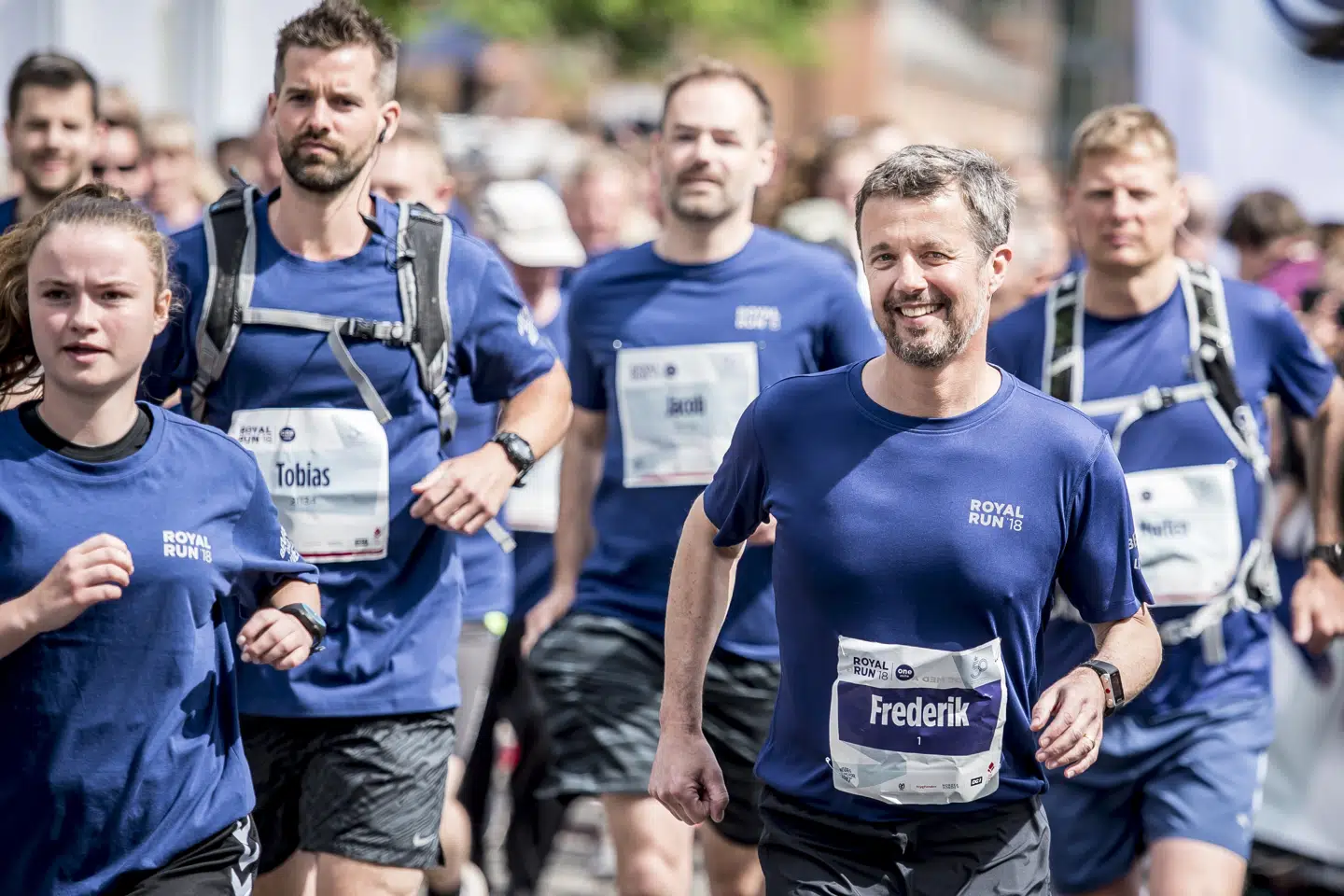 »Vi vil gerne opfordre alle løbeglade – unge som ældre – til at bevare glæden og begejstringen for motion, følge myndighedernes anbefalinger og til at væbne sig med tålmodighed,« sagde Kronprinsparret i en udtalelse i forbindelse med sidste års aflysning. Arkivfoto: Mads Claus Rasmussen/Ritzau Scanpix