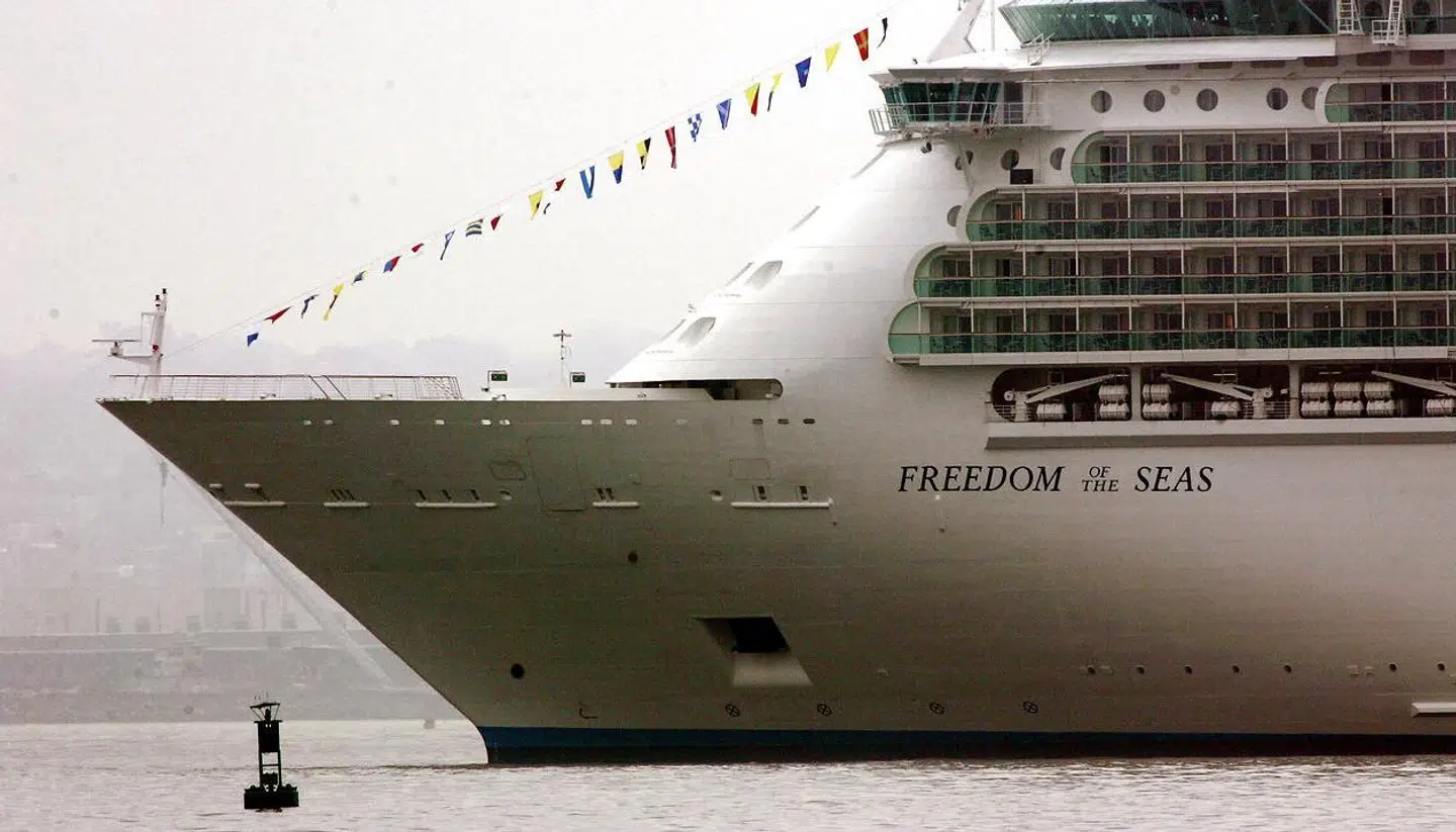 Krydstogtskibet Freedom of the Seas er verdens andet største.
