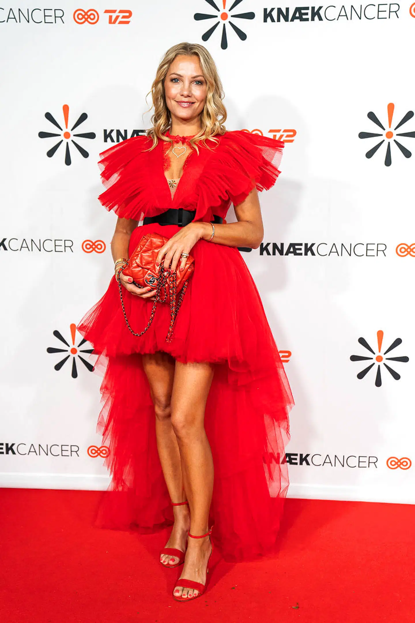 Caroline Fleming til 'Knæk Cancer 2019'.