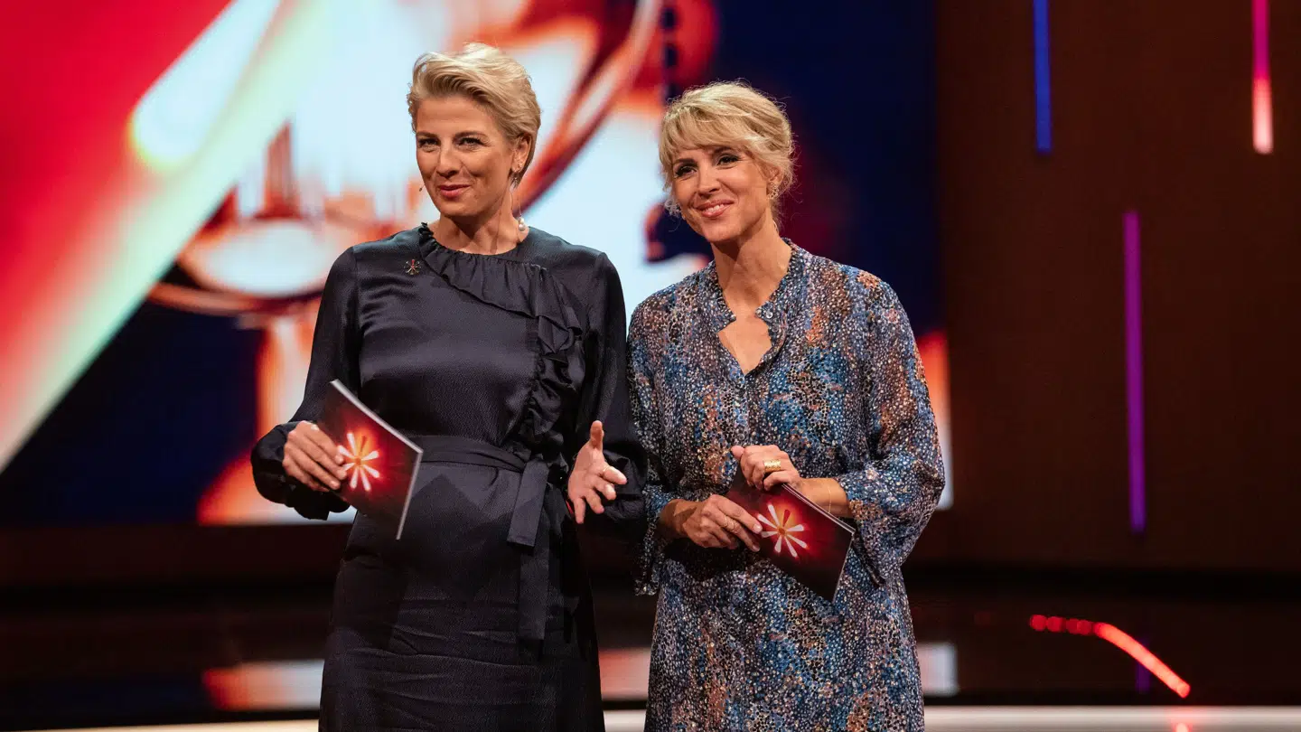 Louise Wolff og Cecilie Frøkjær var to af værterne til 'Knæk Cancer' 2019.