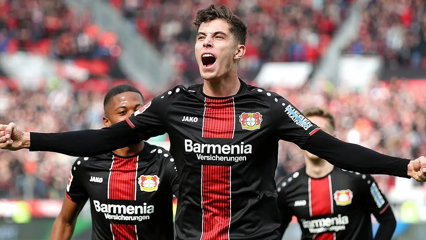 Kai Havertz har strålet hos Bayer Leverkusen.