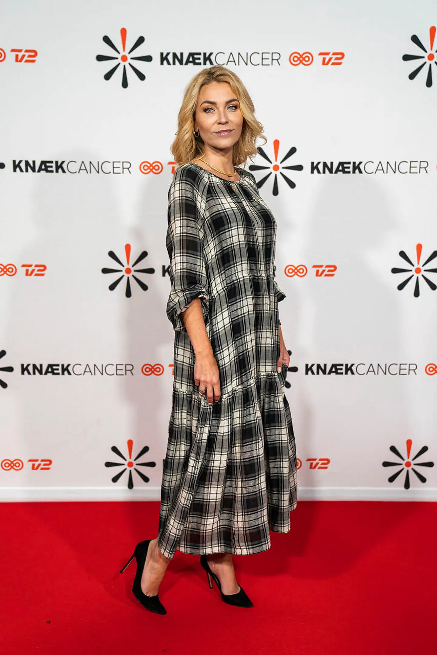Eva Harlou til 'Knæk Cancer' 2019.