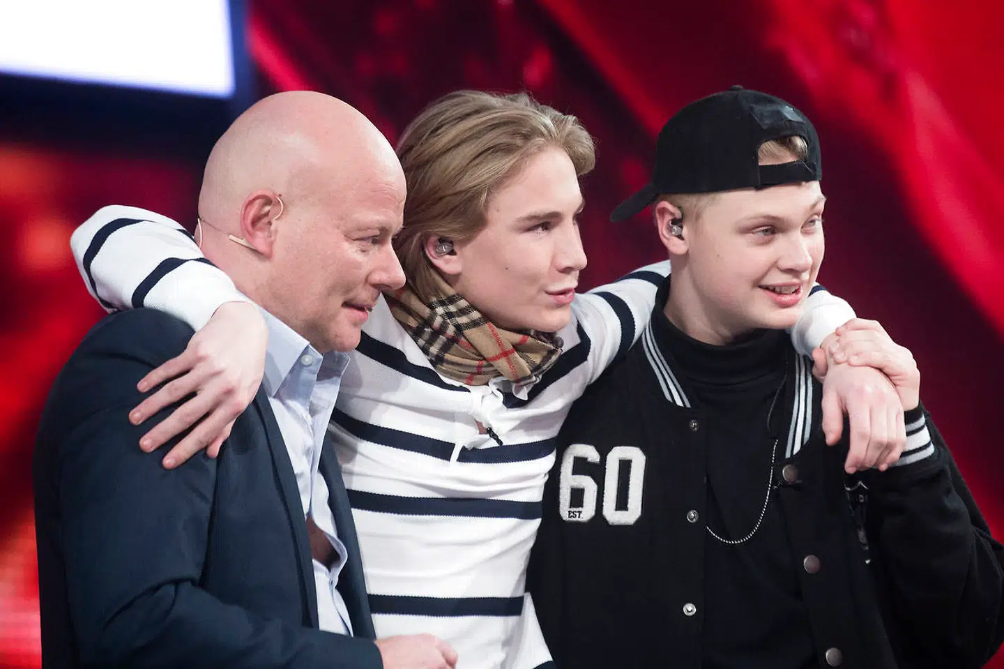 Citybois blev kendt i 'X Factor' 2015. Her er de fotograferet med dommer Thomas Blachman.